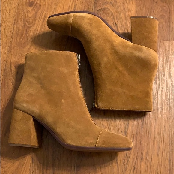 Madewell Amalia Boot - Camel/brown Size 9 - Picture 3 of 6